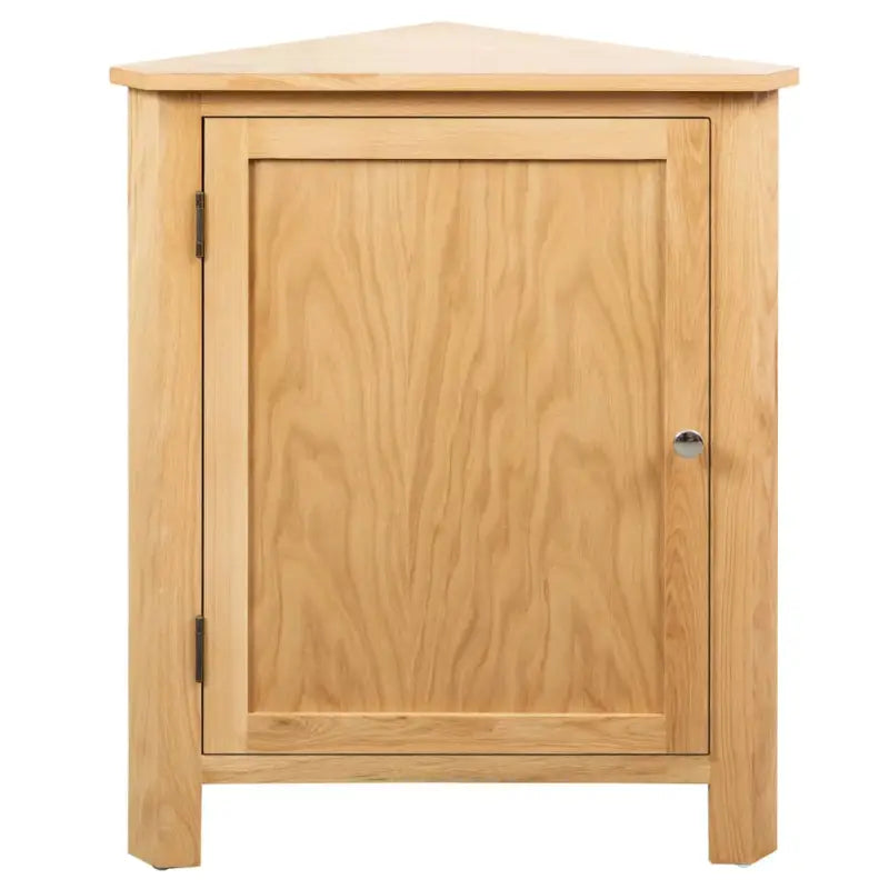 Houten opbergkast van massief eikenhout voor kleine ruimtes - Bruin / 1 - Opbergkasten & lockerkasten