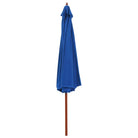 Houten paal parasol voor schaduw en UV-bescherming - Parasols en zonneschermen