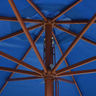 Houten paal parasol voor schaduw en UV-bescherming - Parasols en zonneschermen