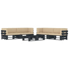 Houten Pallet Loungeset voor Gezelligheid en Ontspanning - Tuinsets