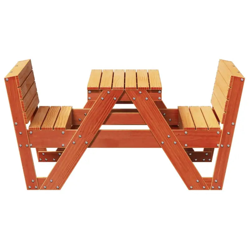 Houten picknicktafel van massief grenenhout voor kinderbaksesspellen - Tuintafels