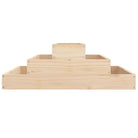 Houten plantenbak met trapsgewijs ontwerp van massief grenenhout - Bloempotten & plantenbakken