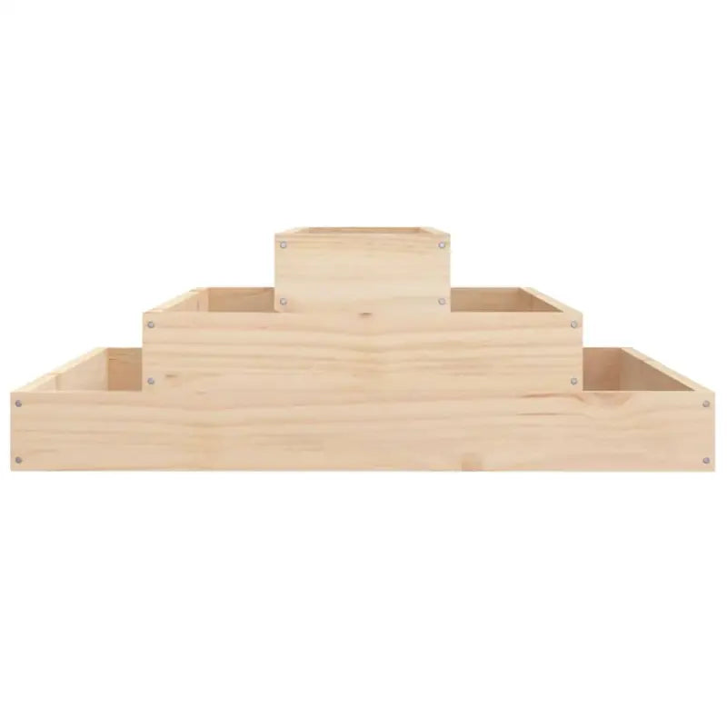 Houten plantenbak met trapsgewijs ontwerp van massief grenenhout - Bloempotten & plantenbakken