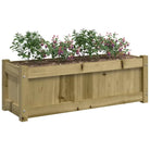 Houten plantenbak van geïmpregneerd grenenhout voor tuin en balkon - Bloempotten & plantenbakken