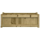 Houten plantenbak van geïmpregneerd grenenhout voor tuin en balkon - Bloempotten & plantenbakken