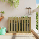 Houten plantenbak van geïmpregneerd grenenhout voor tuin en interieur - Naturel geïmpregneerd / 100 x 50 x 70 cm / 1