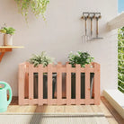 Houten plantenbak van geïmpregneerd grenenhout voor tuin en interieur - Natuurlijk douglashout / 100 x 50 x 50 cm / 1