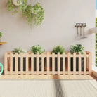 Houten plantenbak van geïmpregneerd grenenhout voor tuin en interieur - Natuurlijk grenenhout / 200 x 50 x 50 cm / 1