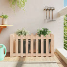 Houten plantenbak van geïmpregneerd grenenhout voor tuin en interieur - Natuurlijk grenenhout / 100 x 50 x 50 cm / 1
