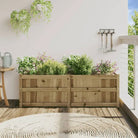 Houten plantenbak van geïmpregneerd grenenhout voor tuin en terras - Bloempotten & plantenbakken