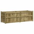 Houten plantenbak van geïmpregneerd grenenhout voor tuin en terras - Bloempotten & plantenbakken