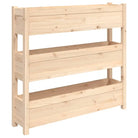 Houten plantenbak van massief grenenhout voor binnen en buiten gebruik - Bloempotten & plantenbakken