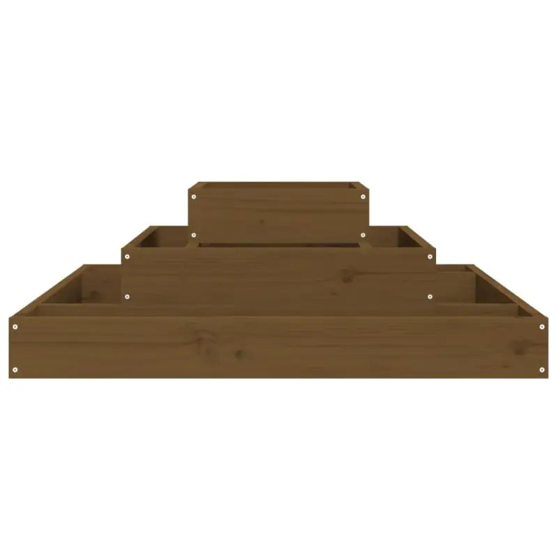 Houten plantenbak van massief grenenhout voor bloemen en planten - Bloempotten & plantenbakken