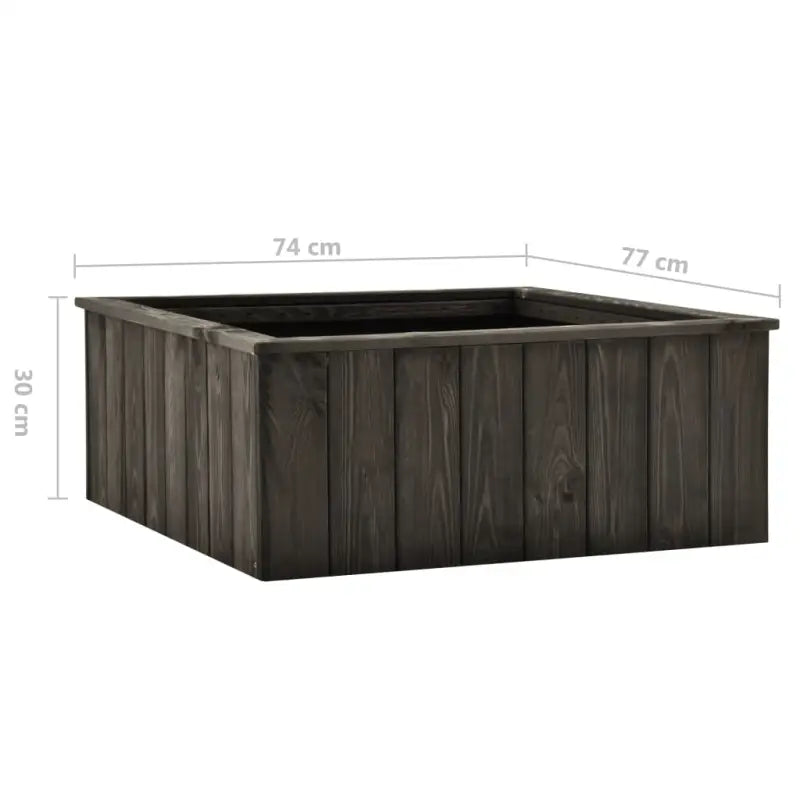 Houten plantenbak van massief grenenhout voor tuin en balkon decoratie - Bloempotten & plantenbakken