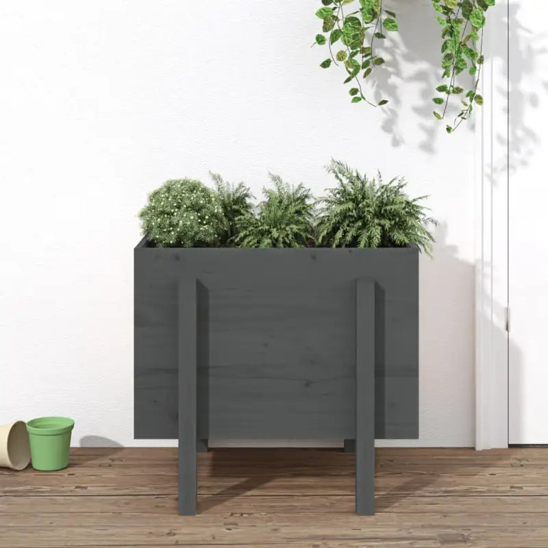 Houten plantenbak van massief grenenhout voor tuin en balkon - Bloempotten & plantenbakken