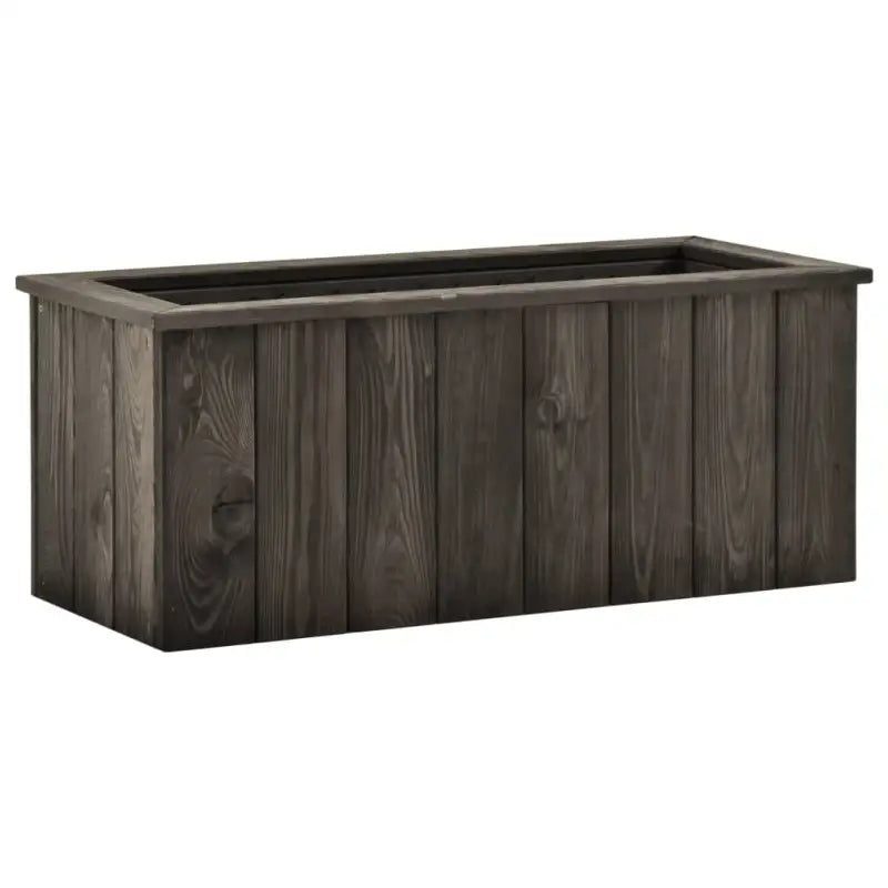 Houten plantenbak van massief grenenhout voor tuin en balkon decoratie - 74 x 32 x 30 cm / 1 - Bloempotten &