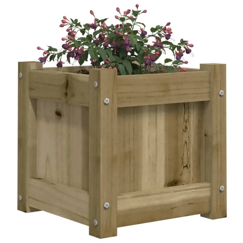 Houten plantenbakken van geïmpregneerd grenenhout voor tuin en balkon - Bloempotten & plantenbakken