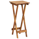 Houten plantenstandaard van massief acaciahout met natuurlijke olieafwerking - 30 x 30 x 67 cm / 1 - Plantenstandaarden