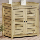 Houten plantenstandaard van massief grenenhout voor binnen en tuin - Plantenstandaarden