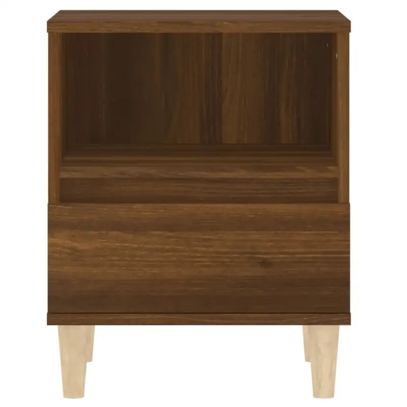 Houten Poten Nachtkastje met Elegant en Duurzaam Design - Nachtkastjes