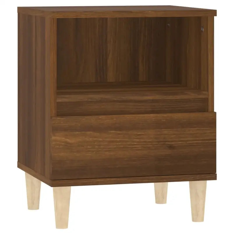 Houten Poten Nachtkastje met Elegant en Duurzaam Design - Nachtkastjes