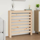 Houten radiatorombouw van massief grenenhout voor decoratie en extra plankruimte - Naturel / 79.5 x 19 x 84 cm / 1