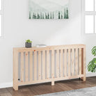 Houten radiatorombouw van massief grenenhout voor extra stijl en functionaliteit - Naturel / 169 x 19 x 84 cm / 1