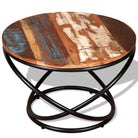 Houten salontafel in antieke stijl met massief gerecycled hout - Salontafels