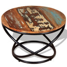 Houten salontafel in antieke stijl met massief gerecycled hout - Salontafels