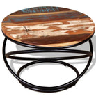 Houten salontafel in antieke stijl met massief gerecycled hout - Salontafels