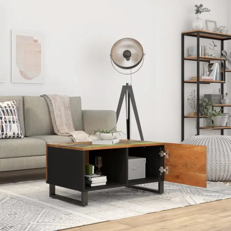 Houten salontafel van massief gerecycled hout voor een unieke uitstraling - Salontafels