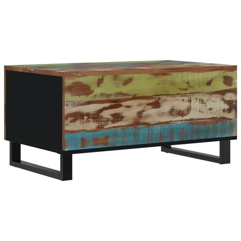 Houten salontafel van massief gerecycled hout voor een unieke uitstraling - Salontafels