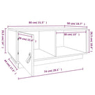 Houten salontafel van massief grenenhout voor een elegante uitstraling - Salontafels