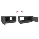 Houten salontafel van massief grenenhout voor een elegante uitstraling - Salontafels