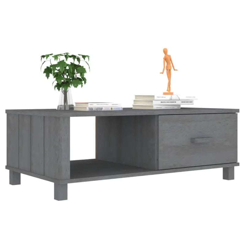 Houten salontafel van massief grenenhout voor een stijlvolle woonkamer - Salontafels