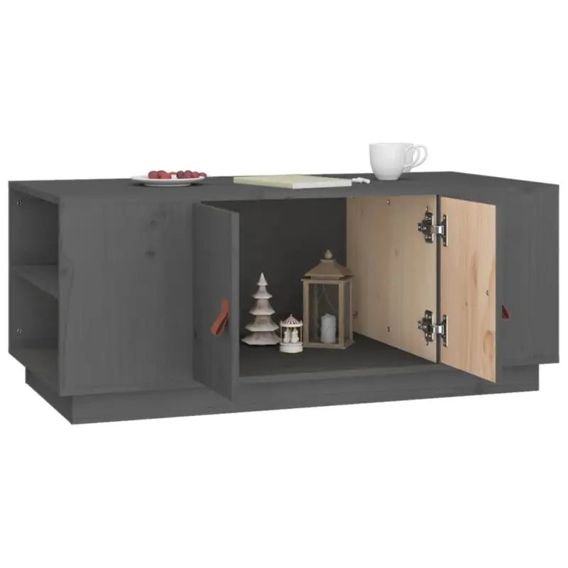 Houten salontafel van massief grenenhout voor een verfijnde uitstraling - Salontafels