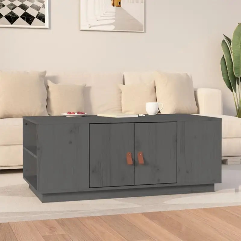 Houten salontafel van massief grenenhout voor een verfijnde uitstraling - Salontafels