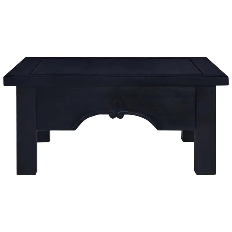 Houten salontafel van massief mahoniehout voor in de woonkamer - Zwart / 68 x 68 x 30 cm / 1 - Salontafels