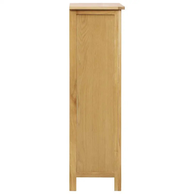Houten schoenenkast van massief eikenhout voor organisatie en opbergwinst - Bruin / 1 - Schoenenrekken