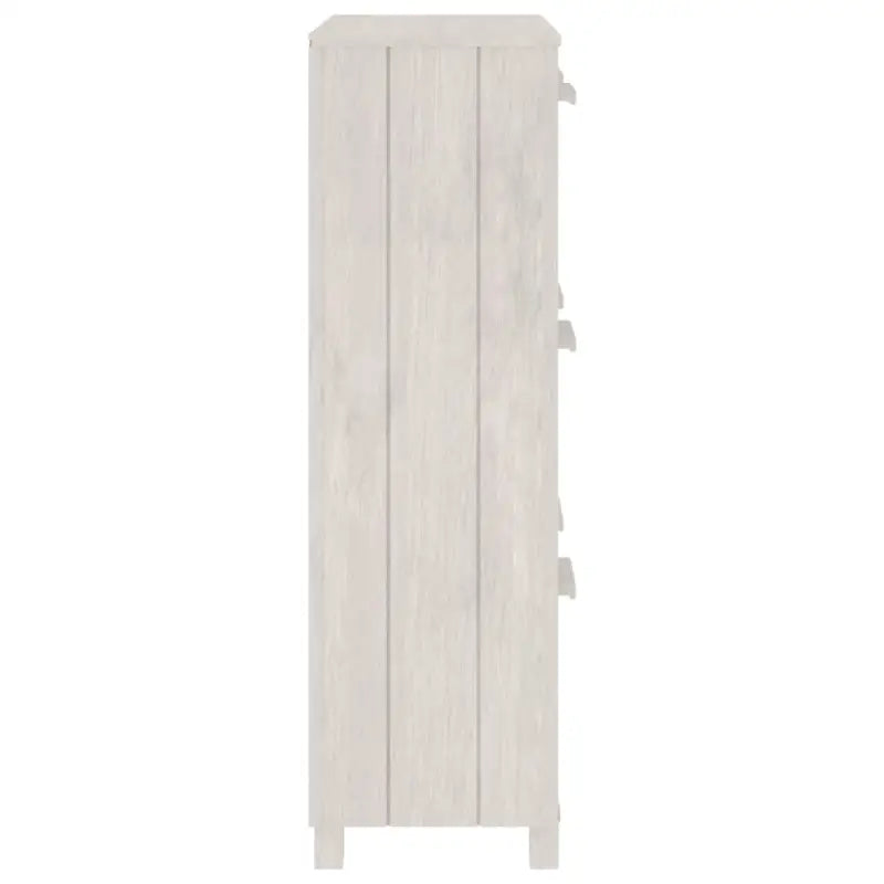 Houten schoenenkast van massief grenenhout voor elk interieur - Wit / 1 - Schoenenrekken