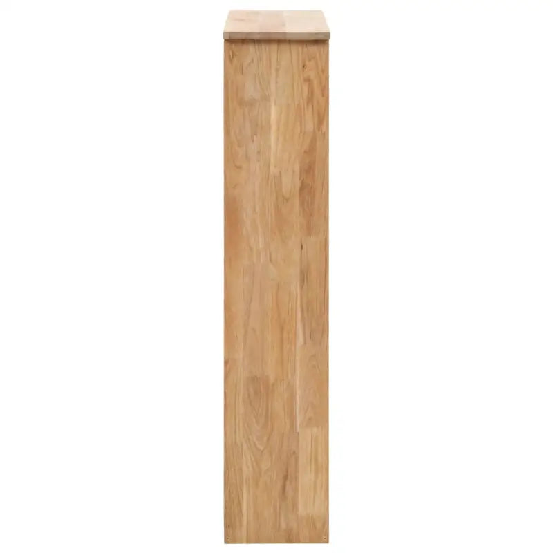 Houten schoenenkast van massief walnotenhout met wandbevestiging en ventilatie - Schoenenrekken