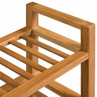 Houten schoenenrek van massief eikenhout met rustieke stijl - 1 / 60 cm / 100 cm - Schoenenrekken