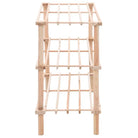 Houten schoenenrek van massief vurenhout voor georganiseerde opbergruimte - 1 / 48.5 cm - Schoenenrekken