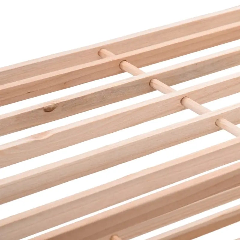 Houten schoenenrek van massief vurenhout voor georganiseerde opbergruimte - 1 / 48.5 cm - Schoenenrekken