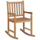 Houten schommelstoel voor binnen en buiten de perfecte keuze fijn geschuurd - Tuinstoelen