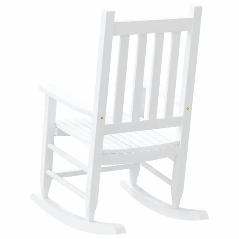 Houten Schommelstoel voor Buiten met Stevige Populierenhouten Frame - Schommelstoelen