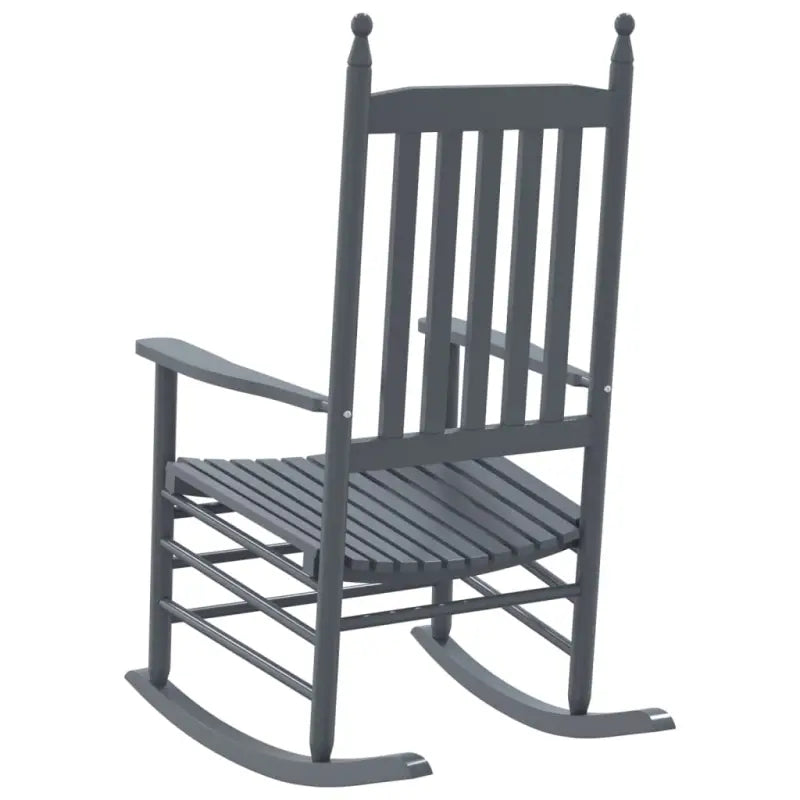 Houten schommelstoelen met gebogen zitting van massief populierenhout - Schommelstoelen