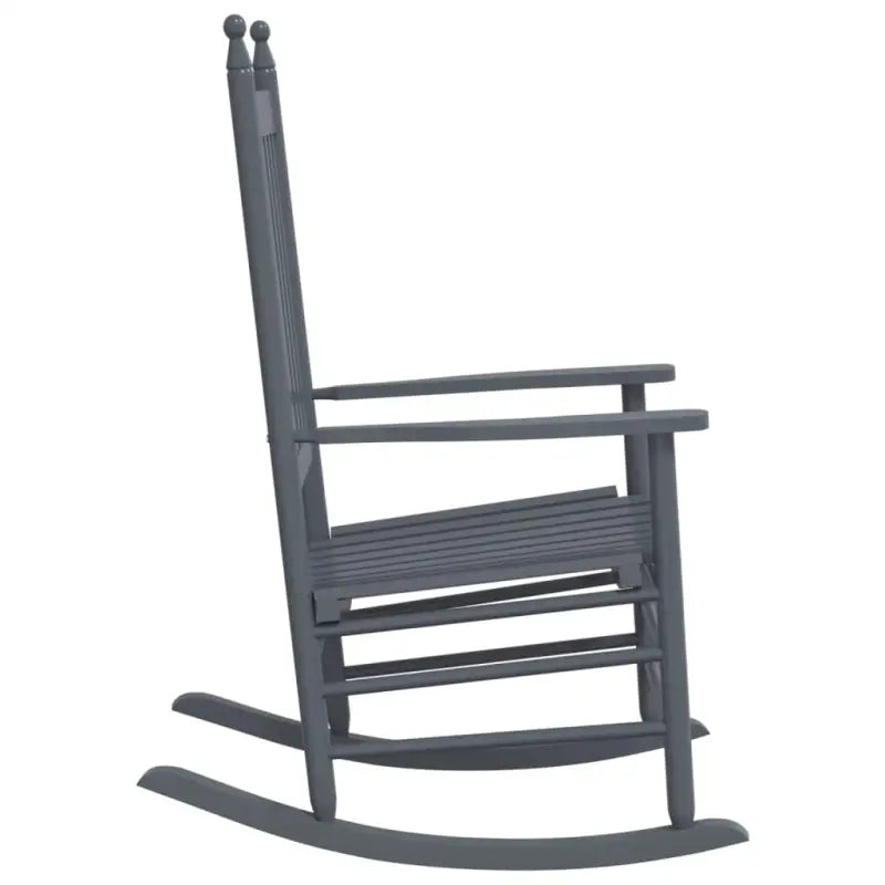 Houten schommelstoelen met gebogen zitting van massief populierenhout - Schommelstoelen