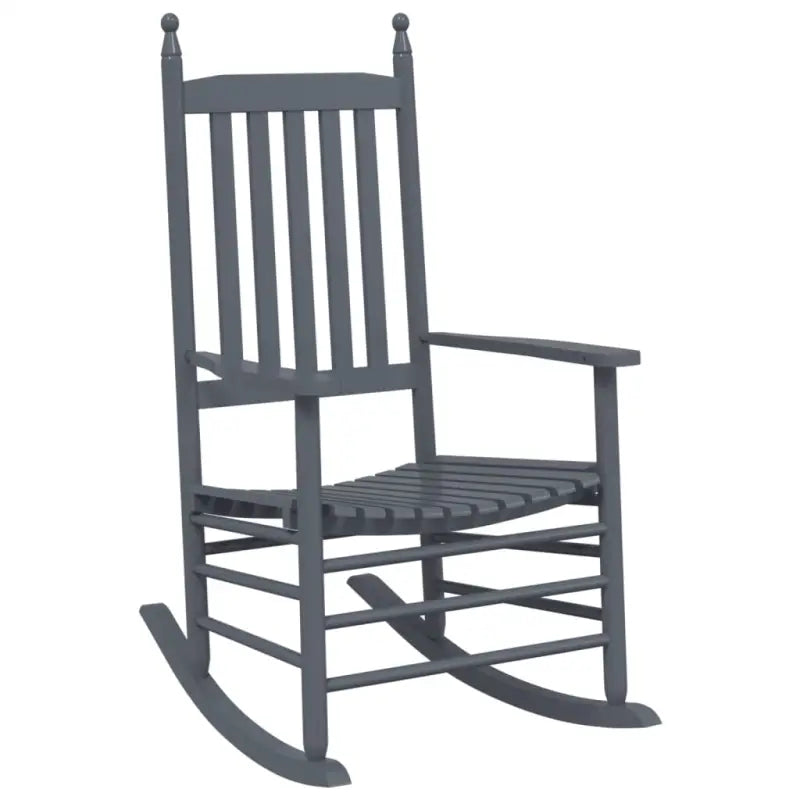 Houten schommelstoelen met gebogen zitting van massief populierenhout - Schommelstoelen