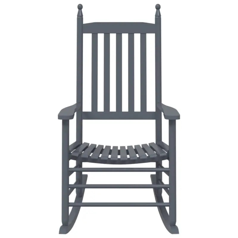 Houten schommelstoelen met gebogen zitting van massief populierenhout - Schommelstoelen